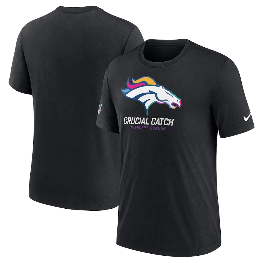 Men Denver Broncos black 2024 Nike NFL black T shirts